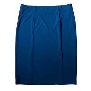 Jockey Person to Person Black Jersey Pencil Skirt Size M Stretch Elastic Waist